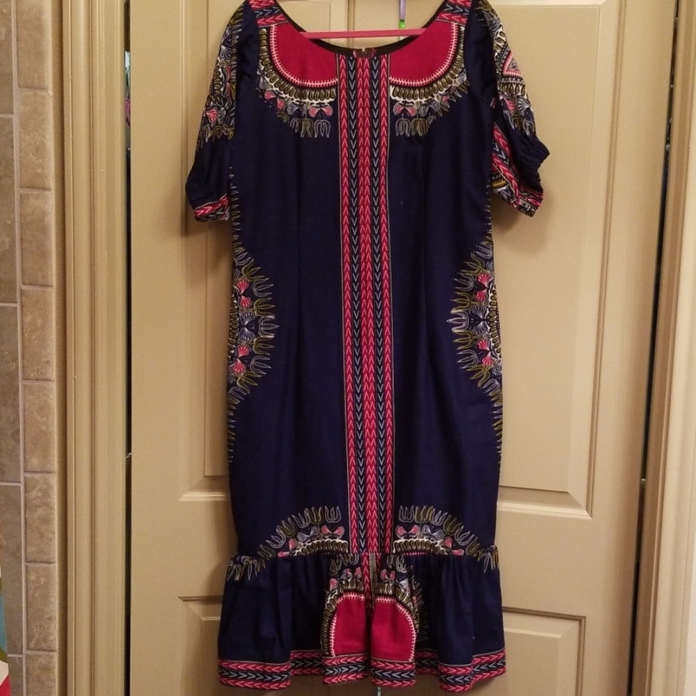 Ankara Adrican print dress
